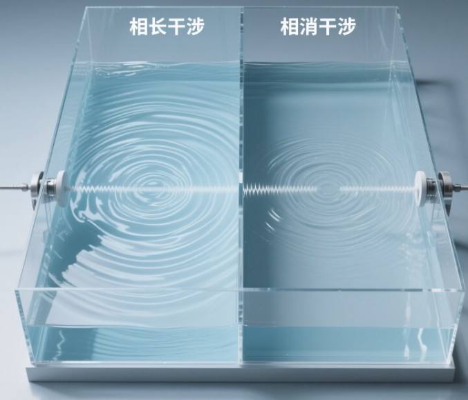 相長(cháng)干涉與相消干涉對比